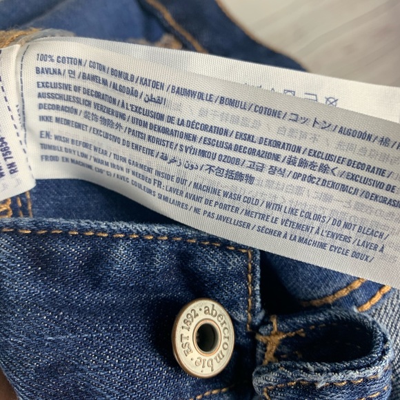 Kids Abercrombie Jean Jacket Size Large Girls - Picture 8 of 8